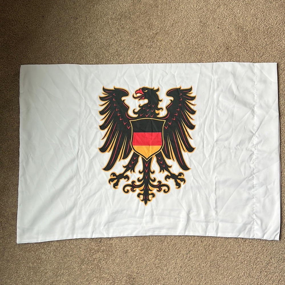 Two German Flag Standard Size Pillow Cases